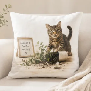 Printed Cushion Cover Mauritius - Cushion Printing Mauritius - Tail of Chaos - Artists Mauritius