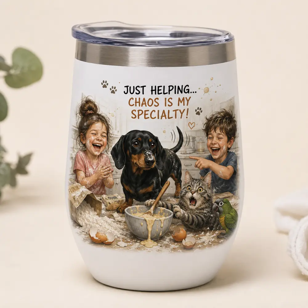 Printed Thermal Egg Cup Mauritius - Tail of Chaos - Artists Mauritius