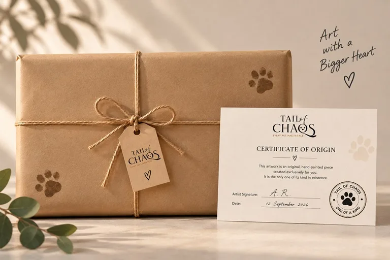 Tail of Chaos - Canvas - Certificate of Origin